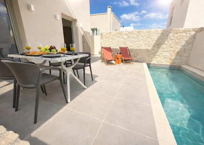 빌라 Sugarwhite With Private Not Heated Pool Emporio (Santorini)